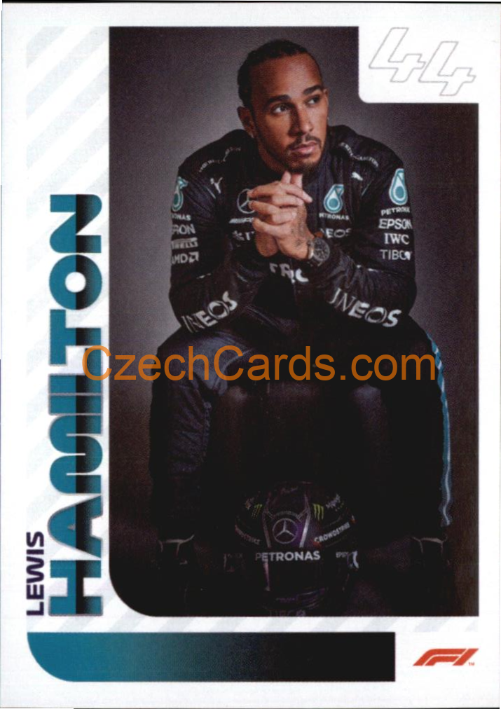 Lewis Hamilton 2021 Topps Formula 1 sticker XL #13