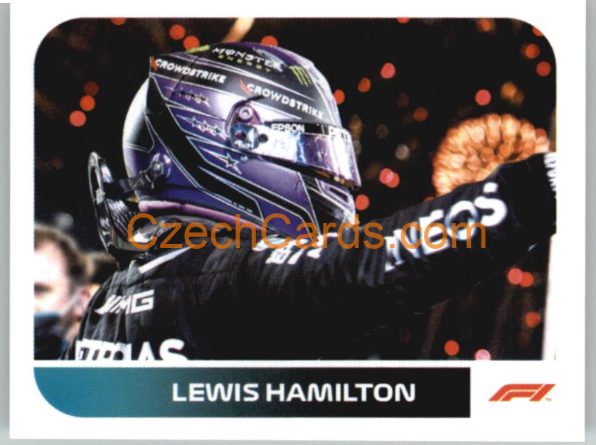 Lewis Hamilton 2021 Topps Formula 1 sticker #15