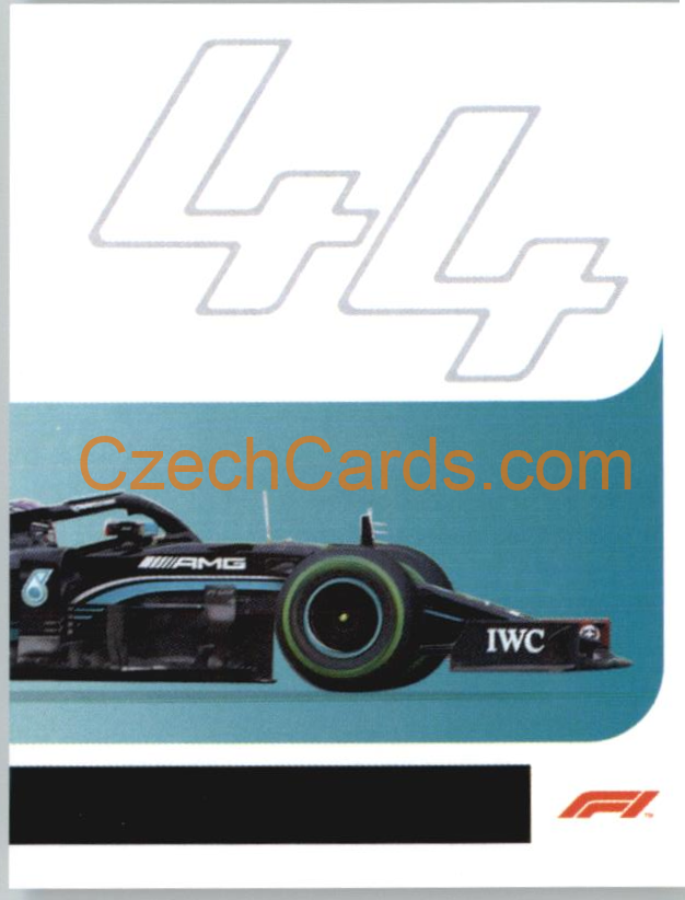 Mercedes Lewis Hamilton 2/2 2021 Topps Formula 1 sticker #18
