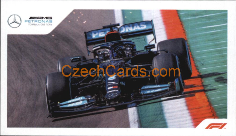 Mercedes Lewis Hamilton 2021 Topps Formula 1 sticker #20