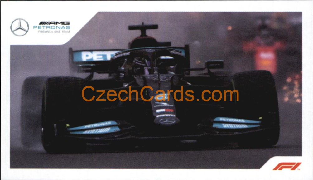 Mercedes Lewis Hamilton  2021 Topps Formula 1 sticker #22