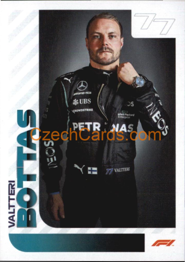 Valtteri Bottas 2021 Topps Formula 1 sticker XL #23
