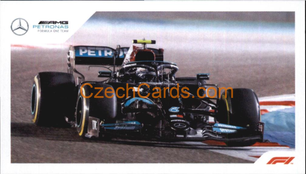 Mercedes Valtteri Bottas 2021 Topps Formula 1 sticker #29
