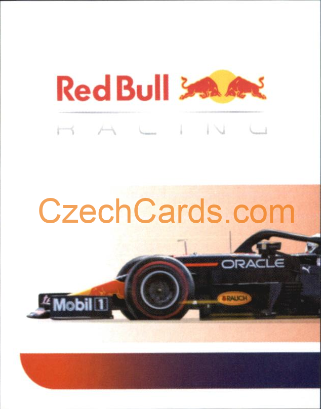 Red Bull Max Verstappen 1/2 2021 Topps Formula 1 sticker #37