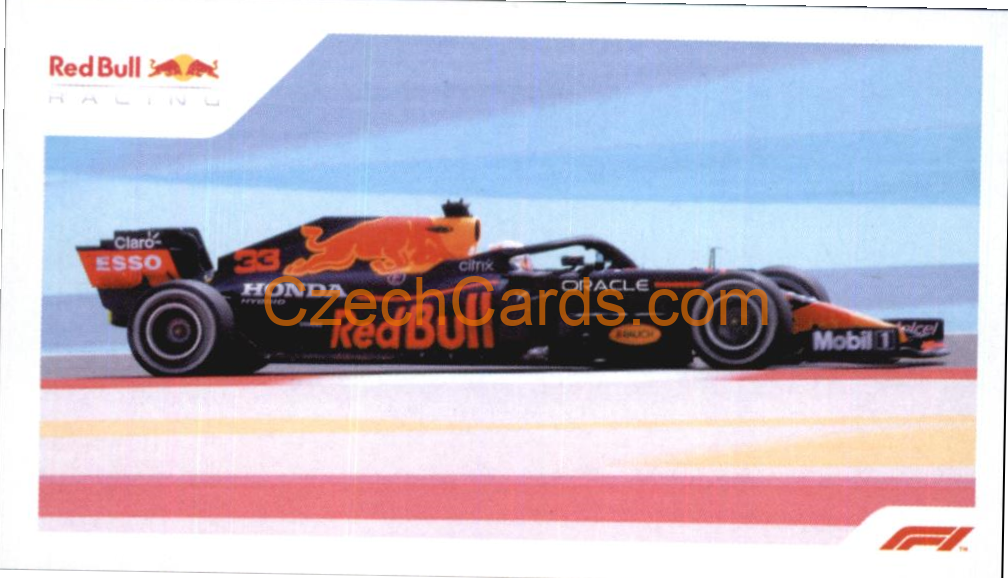 Red Bull Max Verstappen 2021 Topps Formula 1 sticker #39