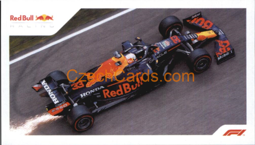 Red Bull Max Verstappen 2021 Topps Formula 1 sticker #40