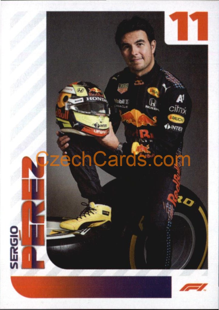 Sergio Perez 2021 Topps Formula 1 sticker XL #43