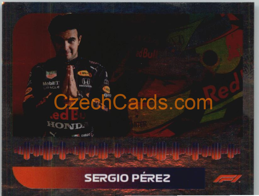 Sergio Perez 2021 Topps Formula 1 sticker foil #46