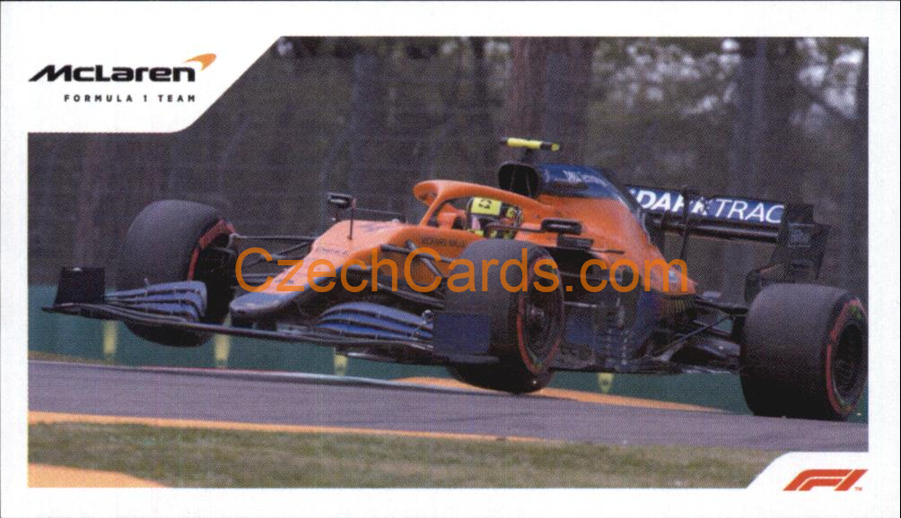 McLaren Lando Norris 2021 Topps Formula 1 sticker #60