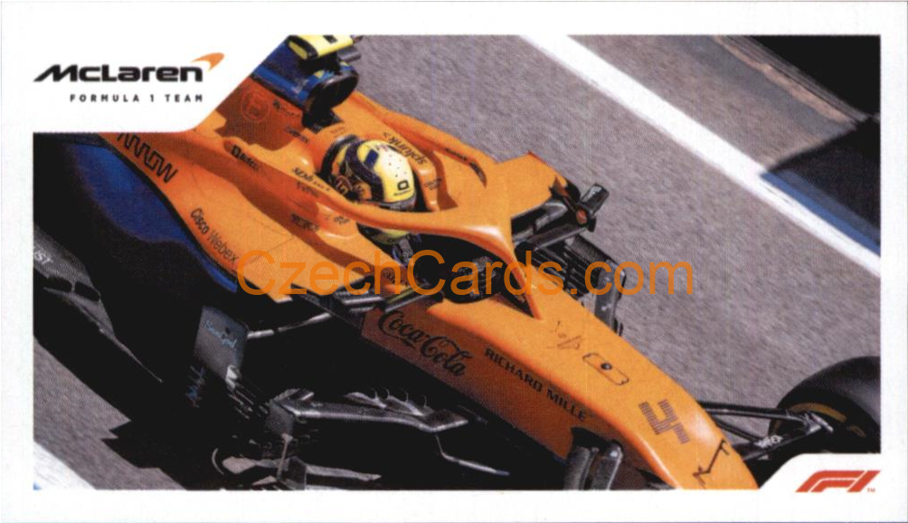 McLaren Lando Norris 2021 Topps Formula 1 sticker #61