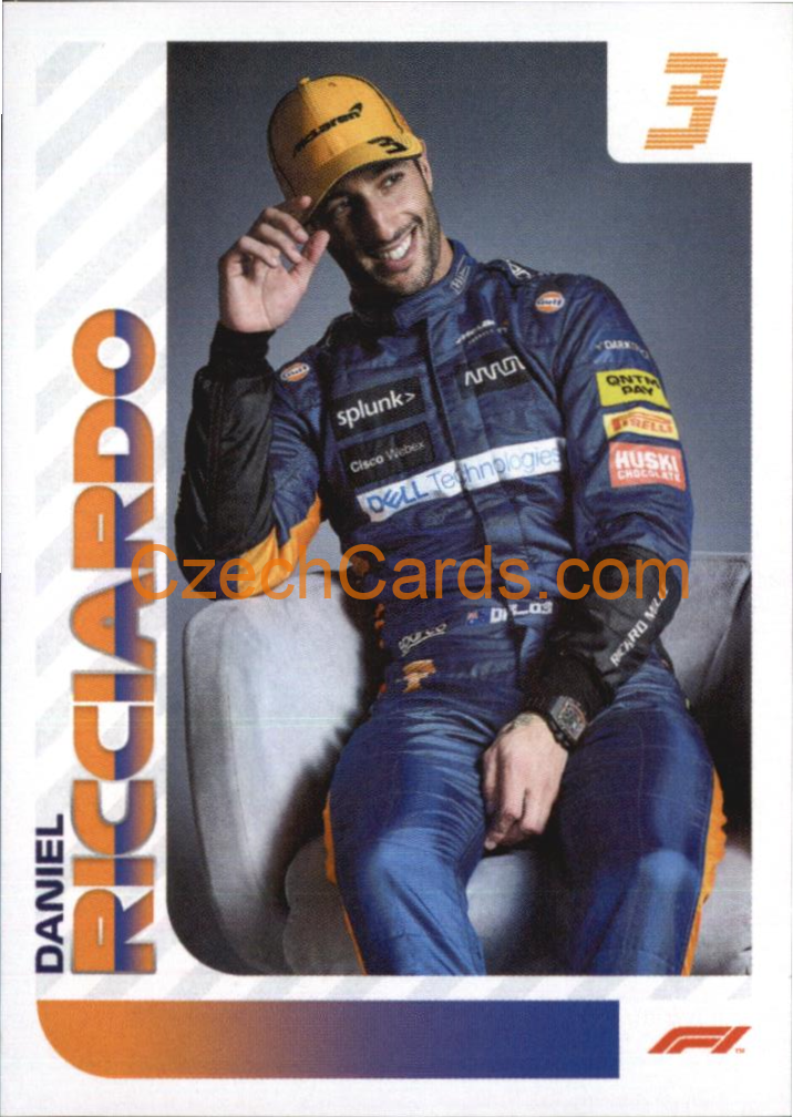Daniel Ricciardo 2021 Topps Formula 1 sticker XL #63