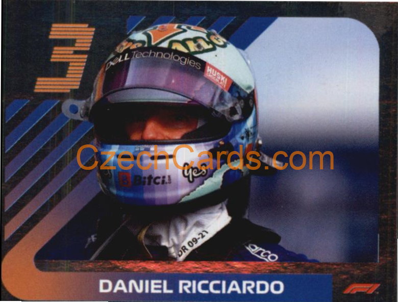 Daniel Ricciardo 2021 Topps Formula 1 sticker Foil #64