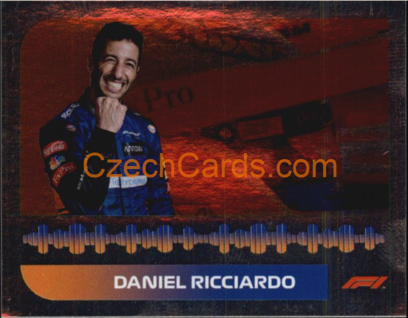 Daniel Ricciardo 2021 Topps Formula 1 sticker Foil #66