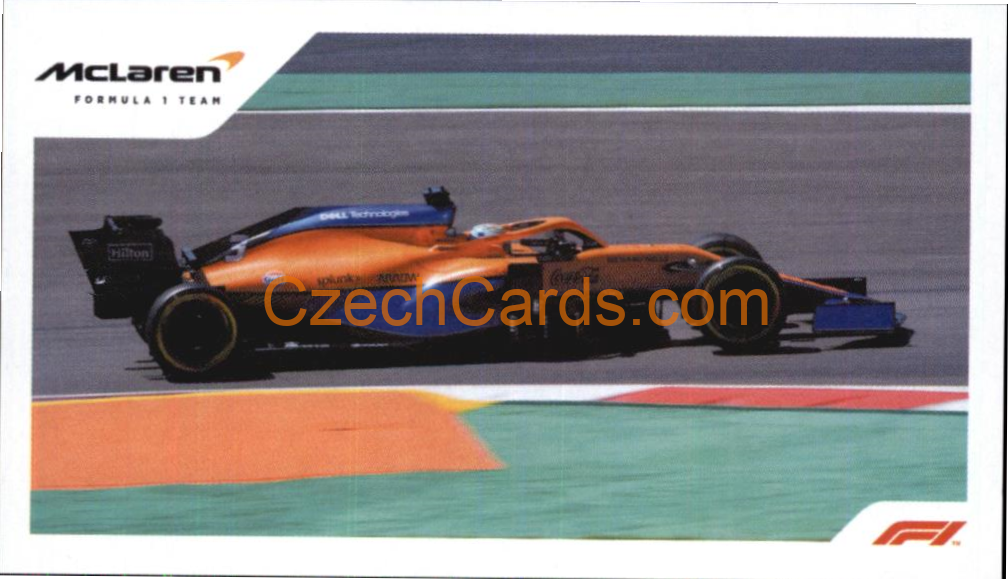 McLaren Daniel Ricciardo 2021 Topps Formula 1 sticker #70