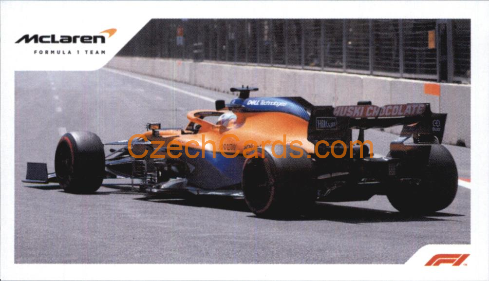 McLaren Daniel Ricciardo 2021 Topps Formula 1 sticker #72
