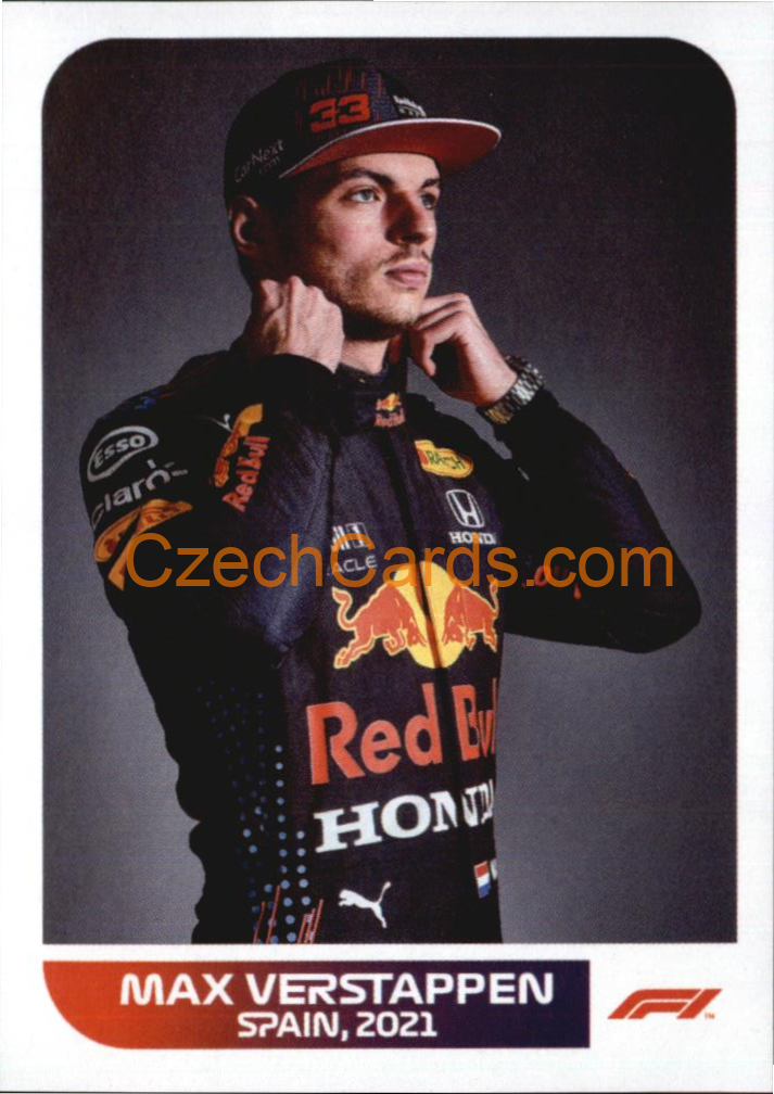 Max Verstappen (Spain, 2021) 2021 Topps Formula 1 sticker XL #117
