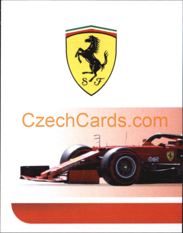 Ferrari Carlos Sainz 1/2 2021 Topps Formula 1 sticker #125