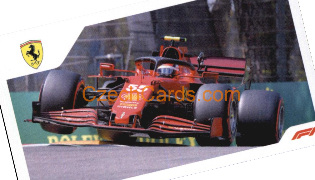 Ferrari Carlos Sainz 2021 Topps Formula 1 sticker #127