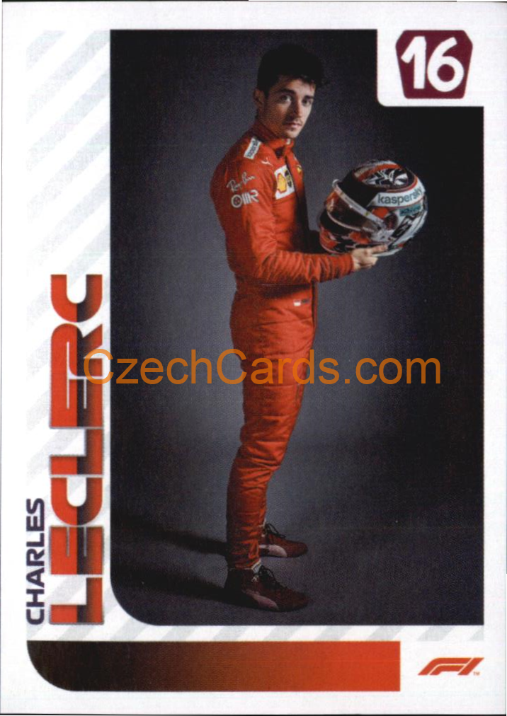 Charles Leclerc 2021 Topps Formula 1 sticker XL #131