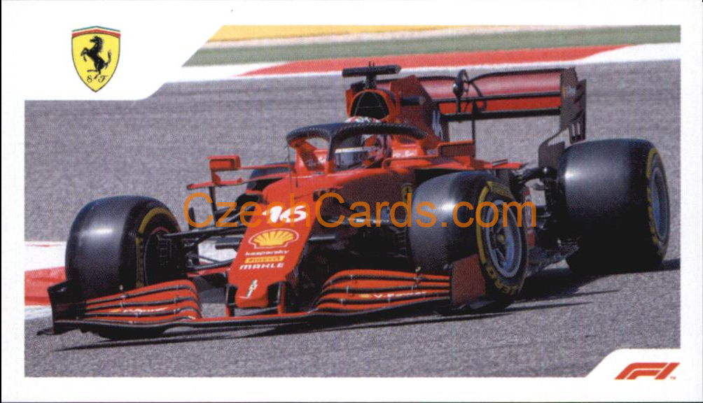 Ferrari Charles Leclerc 2021 Topps Formula 1 sticker #137