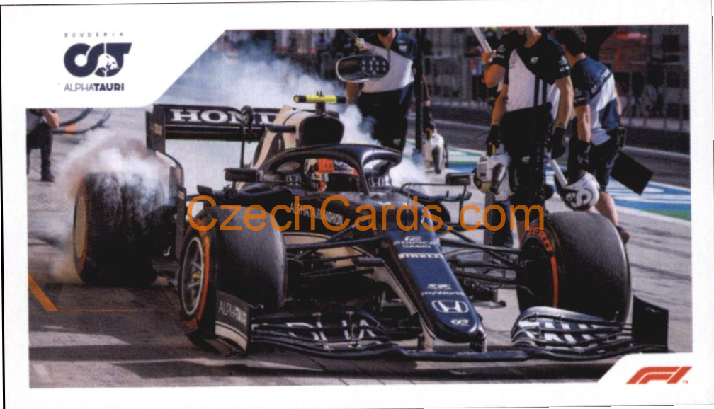 Alpha Tauri Pierre Gasly 2021 Topps Formula 1 sticker #147