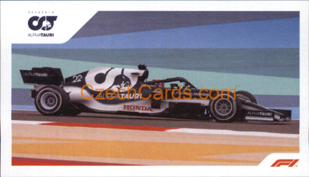Alpha Tauri Pierre Gasly 2021 Topps Formula 1 sticker #150