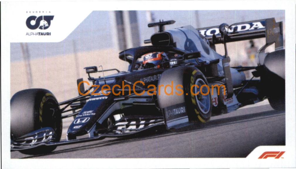 Alpha Tauri Yuki Tsunoda 2021 Topps Formula 1 sticker #158
