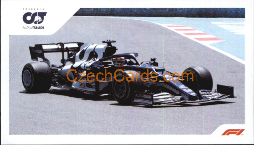 Alpha Tauri Yuki Tsunoda 2021 Topps Formula 1 sticker #160