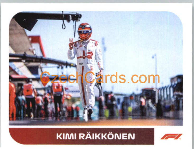 Kimi Raikkonen 2021 Topps Formula 1 sticker #163