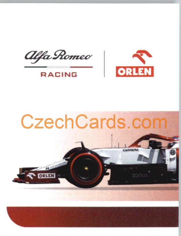 Alfa Romeo Kimi Raikkonen 1/2 2021 Topps Formula 1 sticker #165