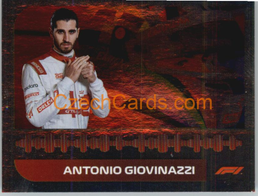 Antonio Giovinazzi 2021 Topps Formula 1 sticker Foil #174