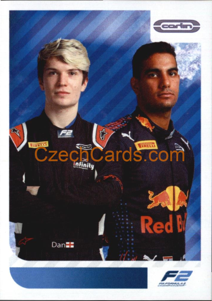 Ticktum / Daruvala 2021 Topps Formula 1 sticker XL #225