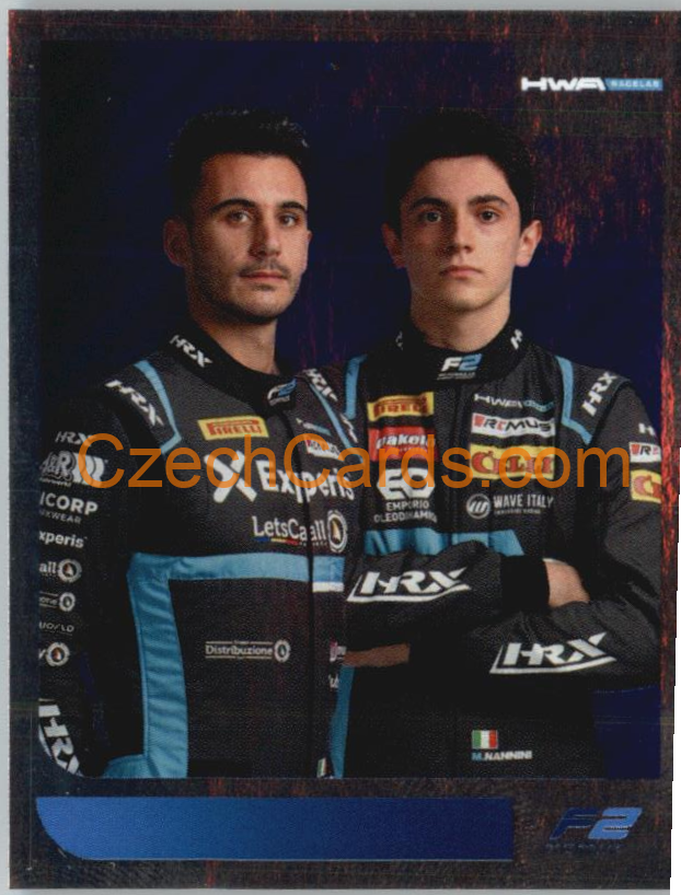 Nannini / Deledda 2021 Topps Formula 1 sticker Foil #231