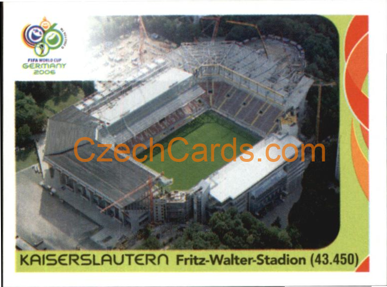 Kaiserslautern - Fritz-Walter-Stadion 2006 Panini FIFA WC Germany sticker #13