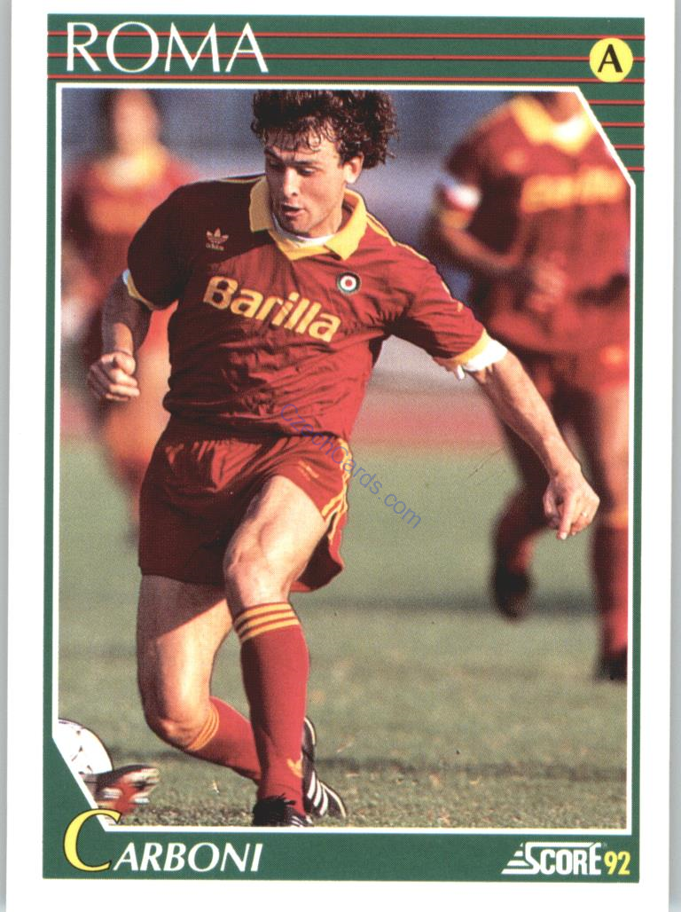 Amedeo Carboni 1992 Score Italian League #213