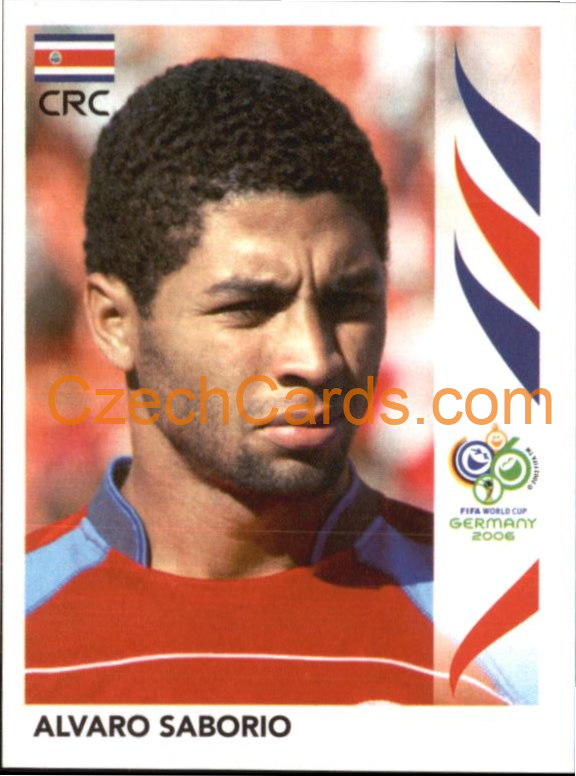 Alvaro Saborio 2006 Panini FIFA WC Germany sticker #52