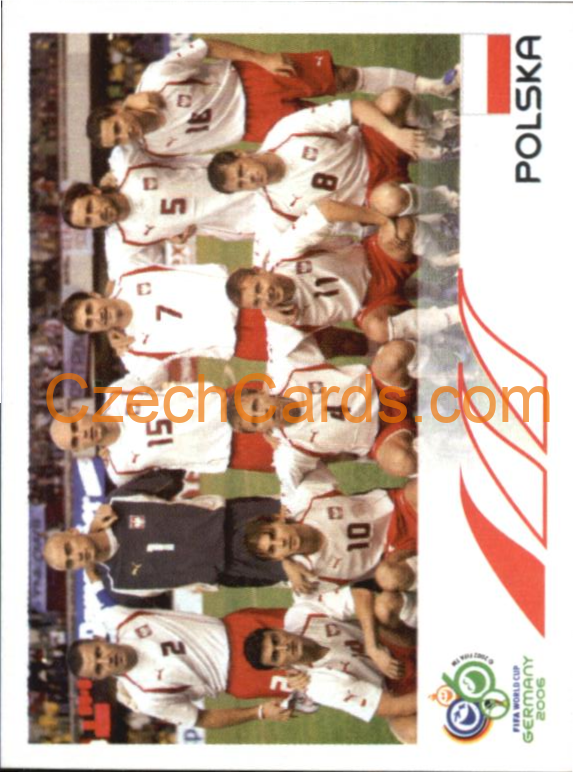 Team Photo Polska 2006 Panini FIFA WC Germany sticker #55