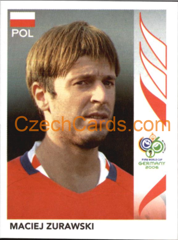 Maciej Zurawski 2006 Panini FIFA WC Germany sticker #72