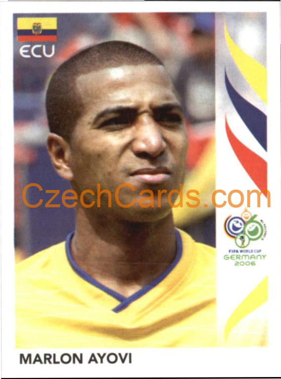 Marlon Ayovi 2006 Panini FIFA WC Germany sticker #78