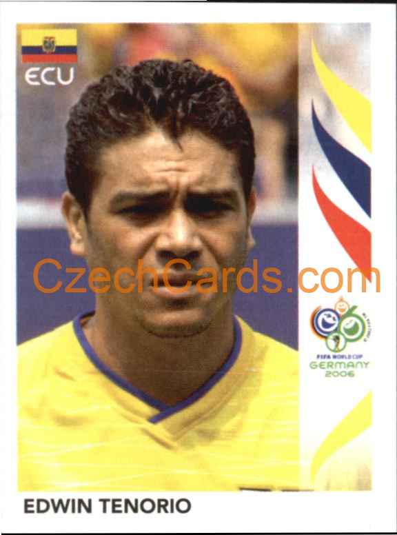 Edwin Tenorio 2006 Panini FIFA WC Germany sticker #87