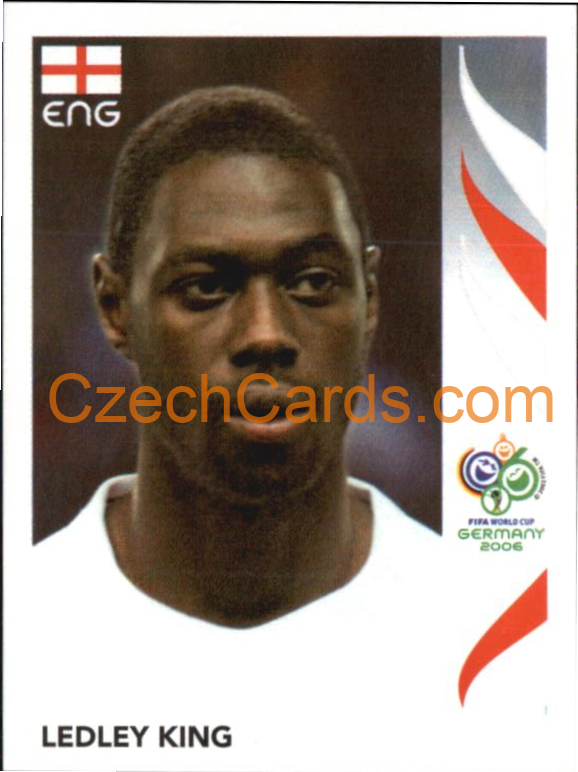 Ledley King 2006 Panini FIFA WC Germany sticker #100