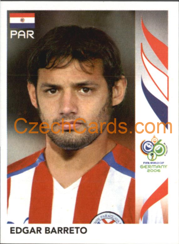 Edgar Barreto (Diego Barreto) 2006 Panini FIFA WC Germany sticker #121