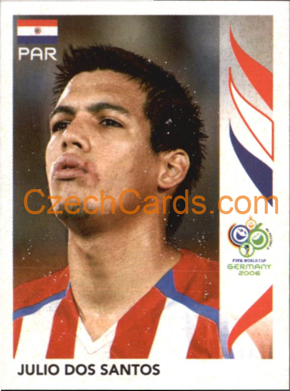 Julio Dos Santos 2006 Panini FIFA WC Germany sticker #122