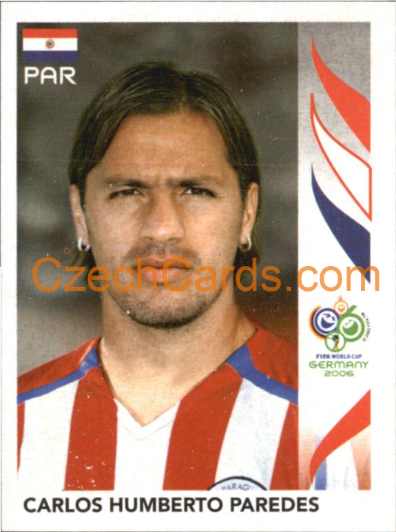 Carlos Humberto Paredes 2006 Panini FIFA WC Germany sticker #125