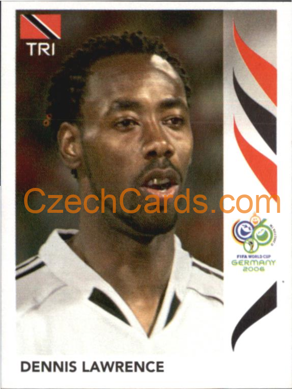 Dennis Lawrence 2006 Panini FIFA WC Germany sticker #137