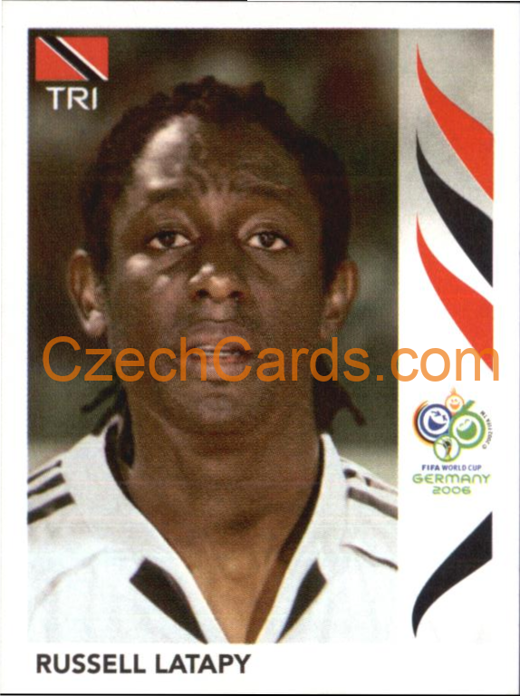 Russell Latapy 2006 Panini FIFA WC Germany sticker #142