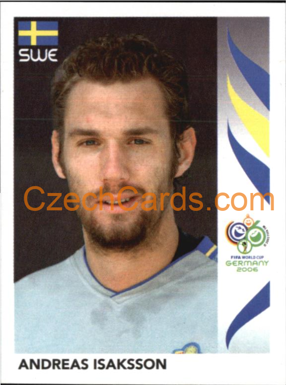 Andreas Isaksson 2006 Panini FIFA WC Germany sticker #152
