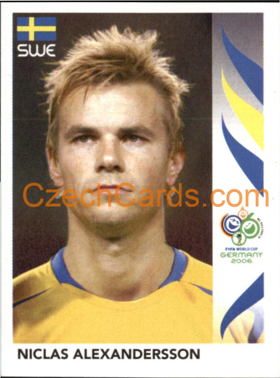 Niclas Alexandersson 2006 Panini FIFA WC Germany sticker #158