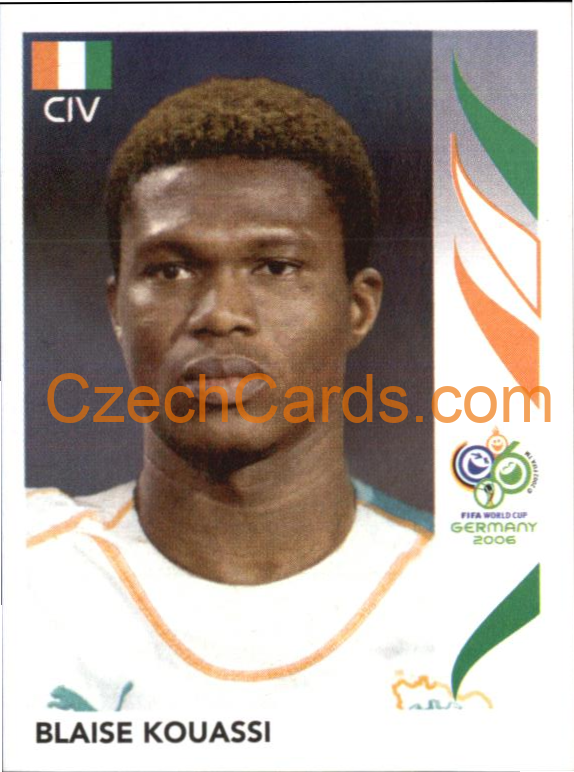 Blaise Kouassi 2006 Panini FIFA WC Germany sticker #194