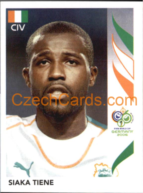Siaka Tiene 2006 Panini FIFA WC Germany sticker #200